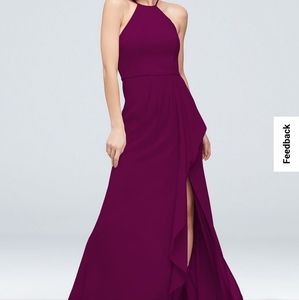 Sangria bridesmaid dress